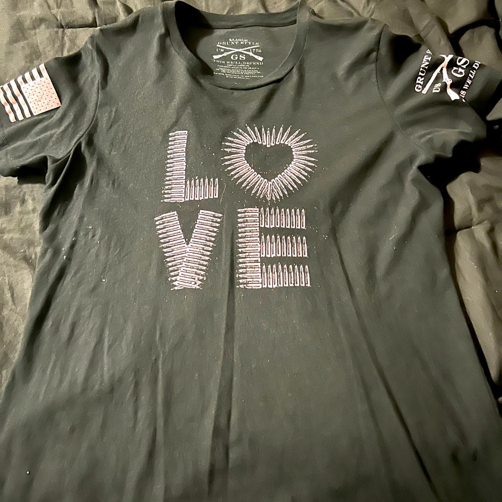 Womens Black Grunt Style shirt